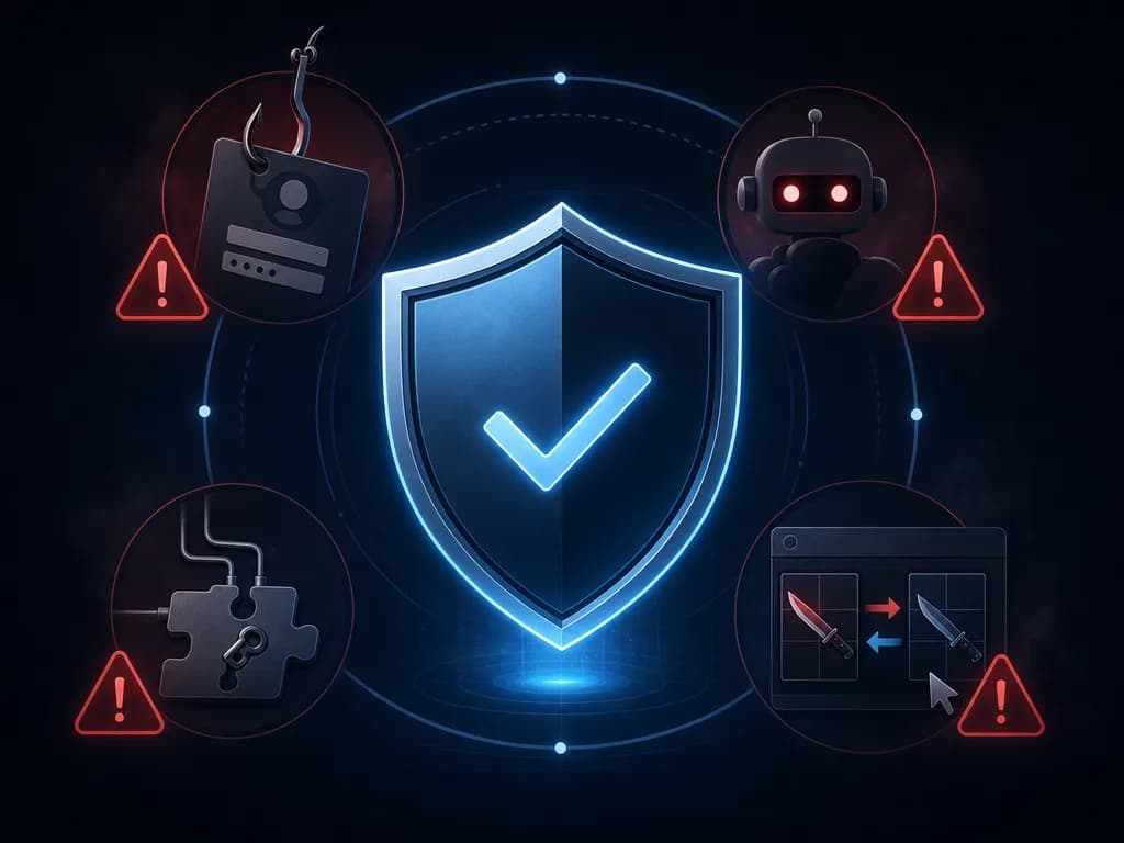 Иллюстрация чек-листа безопасности при продаже скинов в Steam