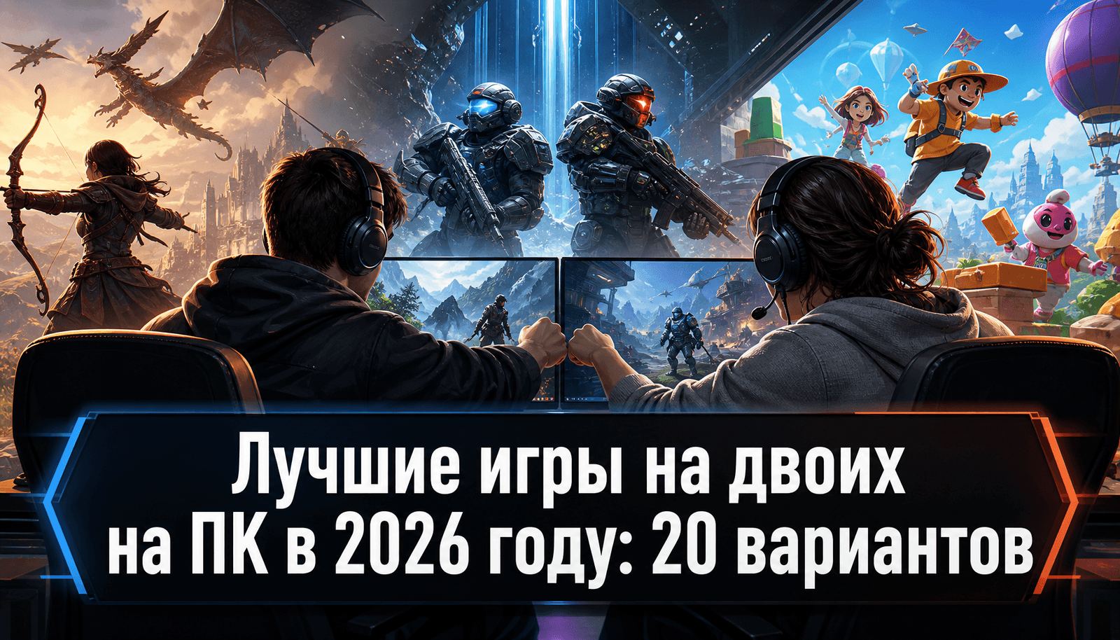 Лучшие игры на двоих на ПК в 2026 году: 20 вариантов для друга, пары и компании