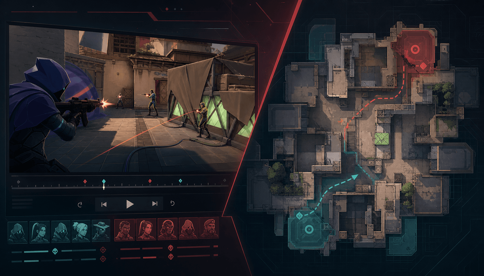 Valorant патч 12.10 — реплеи матчей друзей и новые Skirmish-карты