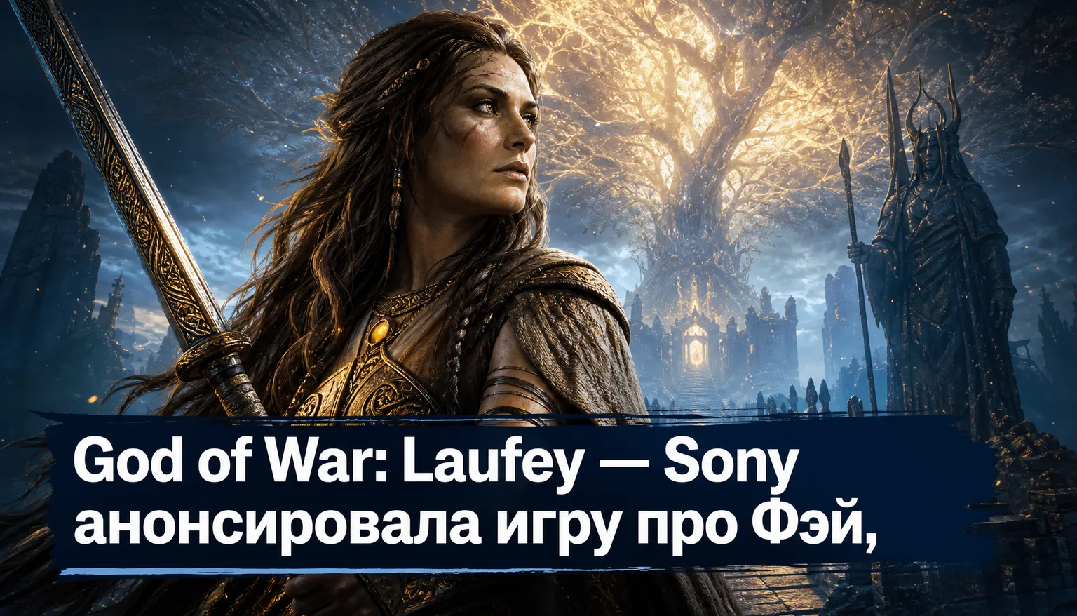 Инфографика с ключевыми фактами о God of War: Laufey