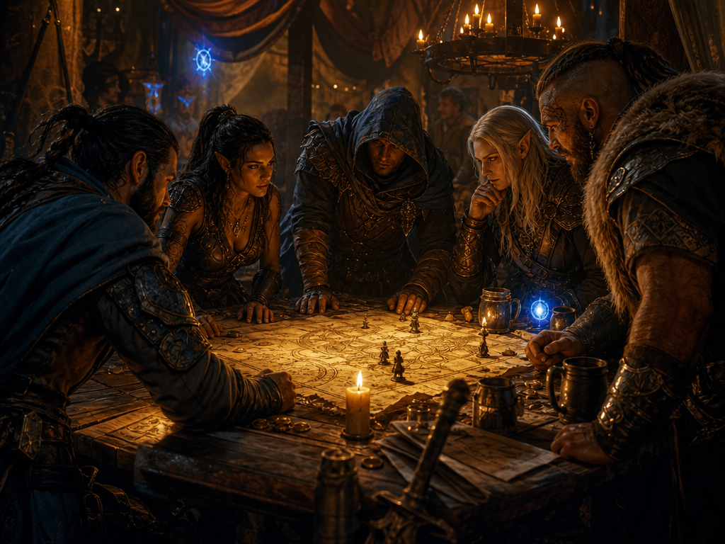 Таблица сравнения поджанров RPG: открытый мир, тактика, текст, хардкор, sci‑fi, реализм